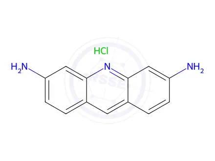Chemical structure of 3,6-Acridinediamine xhydrochloride