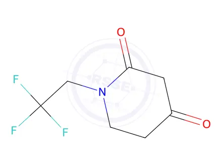 Chemical structure of 1-(2,2,2-Trifluoroethyl)piperidine-2,4-dione