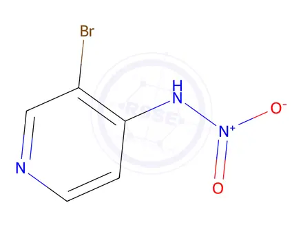 Chemical structure of 3-broMo-N-nitropyridin-4-aMine
