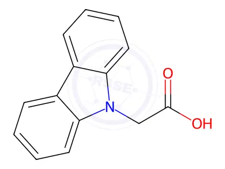 Chemical structure of Carbazol-9-yl-acetic acid