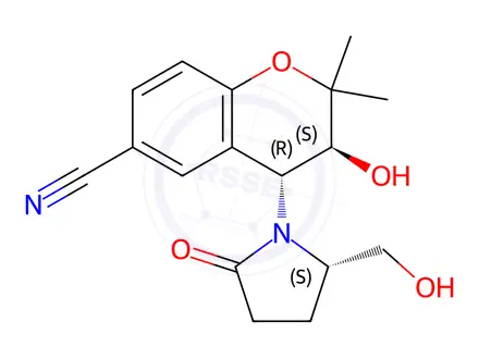 Chemical structure of Levcromakalim Impurity 111