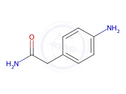 Chemical structure of 2-(4-aminophenyl)acetamide