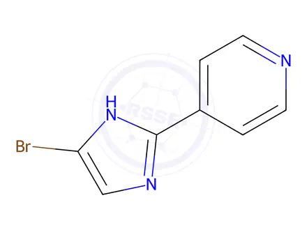 Chemical structure of 4-(5-Bromo-1H-imidazol-2-yl)pyridine