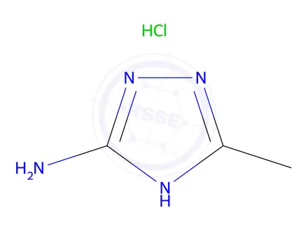 Chemical structure of 5-Methyl-4H-1,2,4-triazol-3-amine hydrochloride