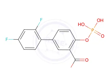 Chemical structure of Diflunisal Impurity 1