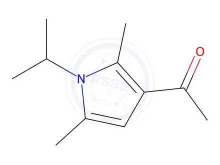 Chemical structure of 1-(1-Isopropyl-2,5-dimethyl-1H-pyrrol-3-yl)ethanone