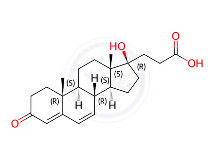 Chemical structure of Canrenoic Acid