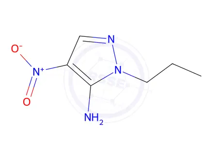 Chemical structure of 4-Nitro-1-propyl-1H-pyrazol-5-amine
