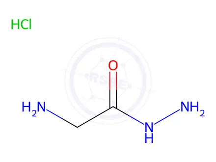 Chemical structure of 2-Aminoacetohydrazide Hydrochloride