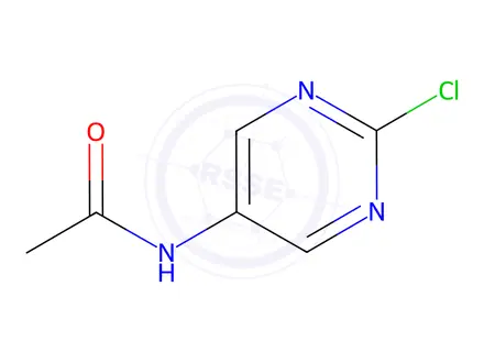 Chemical structure of N-(2-chloropyrimidin-5-yl)acetamide