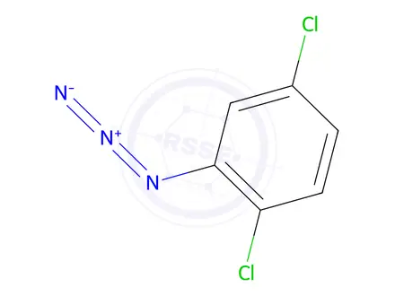 Chemical structure of 2-azido-1,4-dichlorobenzene
