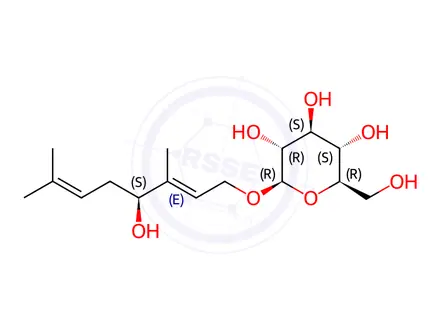 Chemical structure of Rosiridin