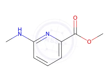 Chemical structure of Methyl 6-(methylamino)picolinate