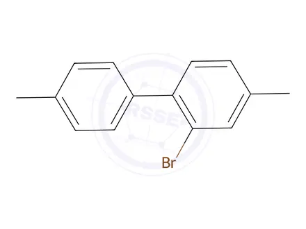 Chemical structure of 2-Bromo-4,4'-dimethyl-1,1'-biphenyl