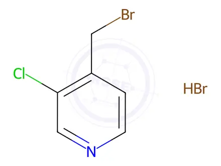 Chemical structure of 4-(bromomethyl)-3-chloropyridine hydrobromide