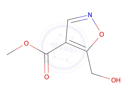 Chemical structure of Methyl 5-(hydroxymethyl)isoxazole-4-carboxylate