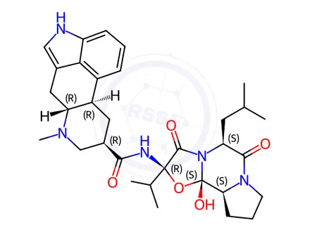 Chemical structure of Dihydro a-Ergocryptine