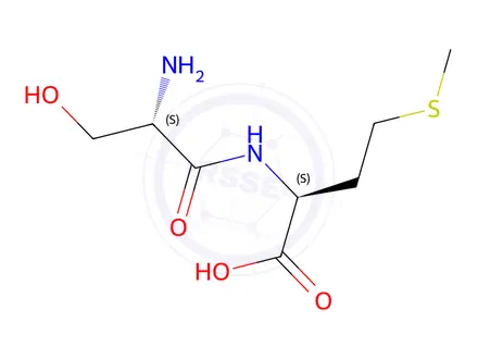 Chemical structure of H-Ser-Met-OH