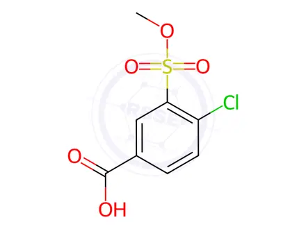 Chemical structure of Indapamide Impurity 97