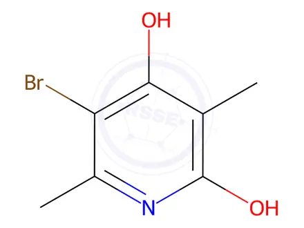 Chemical structure of 5-Bromo-3,6-dimethylpyridine-2,4-diol