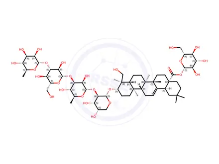 Chemical structure of Japondipsaponin E1