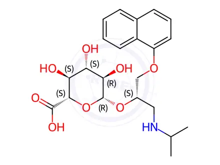 Chemical structure of Propranolol Hydrochloride Impurity 35