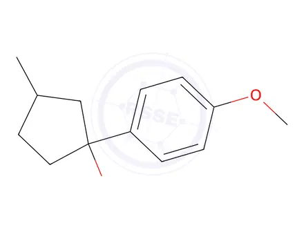 Chemical structure of 1-(4-Methoxyphenyl)-3-methylcyclopentan-1-ol