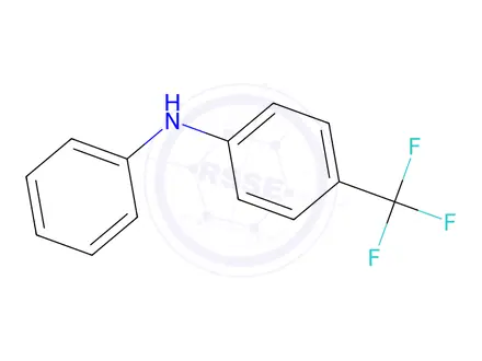 Chemical structure of N-Phenyl-2-(trifluoromethyl)aniline