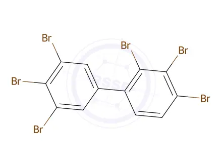 Chemical structure of 2,3,3',4,4',5'-Hexabromo-1,1'-biphenyl DISCONTINUED