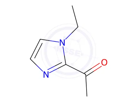 Chemical structure of 1-(1-Ethyl-1h-imidazol-2-yl)ethan-1-one