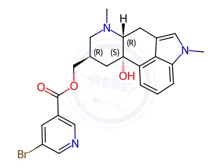 Chemical structure of Nicergoline Impurity E