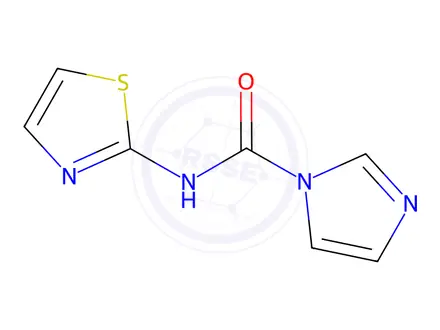 Chemical structure of N-(Thiazol-2-yl)-1H-imidazole-1-carboxamide
