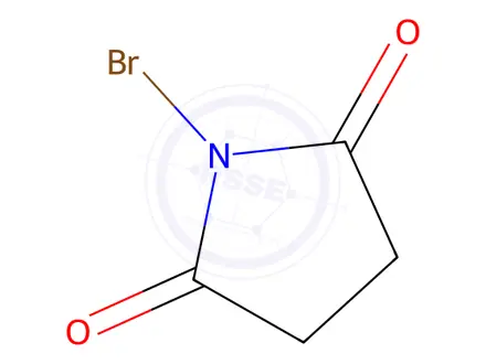 Chemical structure of N-Bromosuccinimide