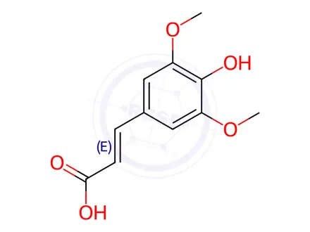 Chemical structure of Trans-Sinapic Acid