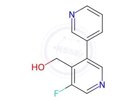 Chemical structure of (5-fluoro-[3,3'-bipyridin]-4-yl)methanol