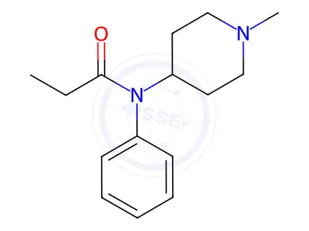 Chemical structure of N-Methyl fentanyl