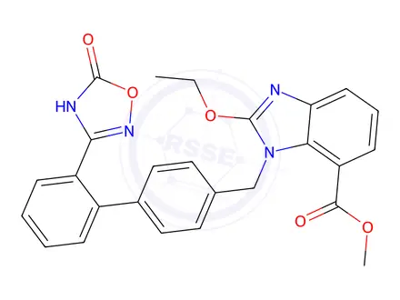 Chemical structure of Azilsartan Impurity U