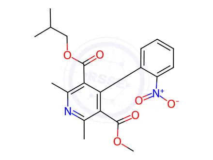 Chemical structure of Nisoldipine Related Compound I