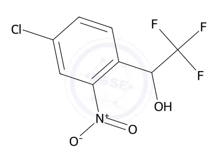 Chemical structure of 1-(4-Chloro-2-nitrophenyl)-2,2,2-trifluoroethanol