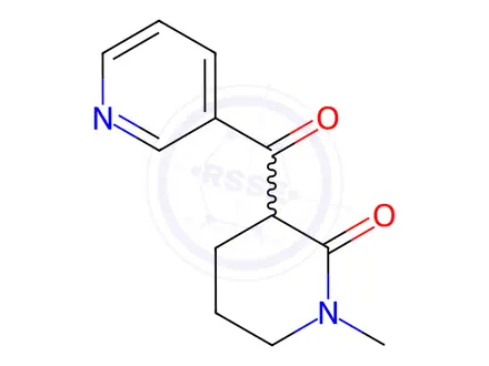 Chemical structure of 1-Methyl-3-nicotinoyl-2-piperidone