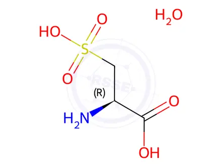 Chemical structure of L-Cysteic Acid Monohydrate