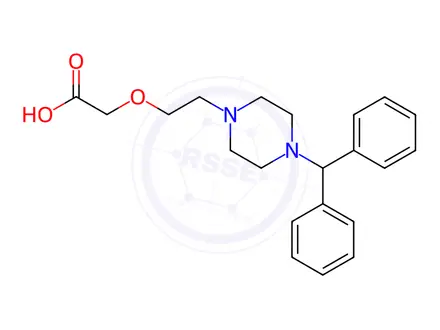 Chemical structure of Cetirizine EP Impurity F
