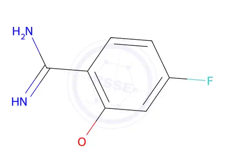 Chemical structure of 4-Fluoro-2-methoxy-benzamidine