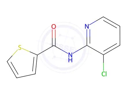 Chemical structure of N-(3-chloropyridin-2-yl)thiophene-2-carboxamide