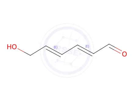 Chemical structure of 6-hydroxyhexa-2,4-dienal