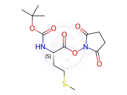 Chemical structure of Boc-Met-OSu