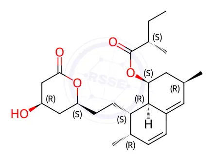 Chemical structure of Lovastatin EP Impurity B-d3 Sodium Salt