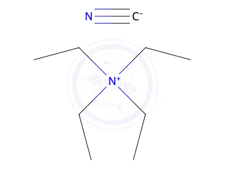 Chemical structure of Tetraethylammonium Cyanide