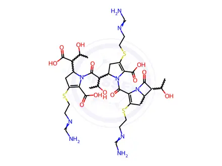 Chemical structure of Imipenem Impurity 132