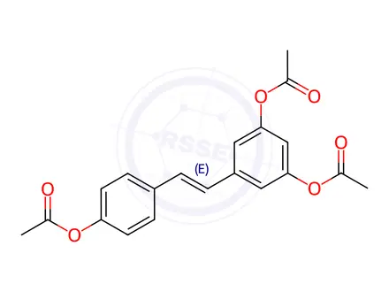 Chemical structure of AcetylResveratrol